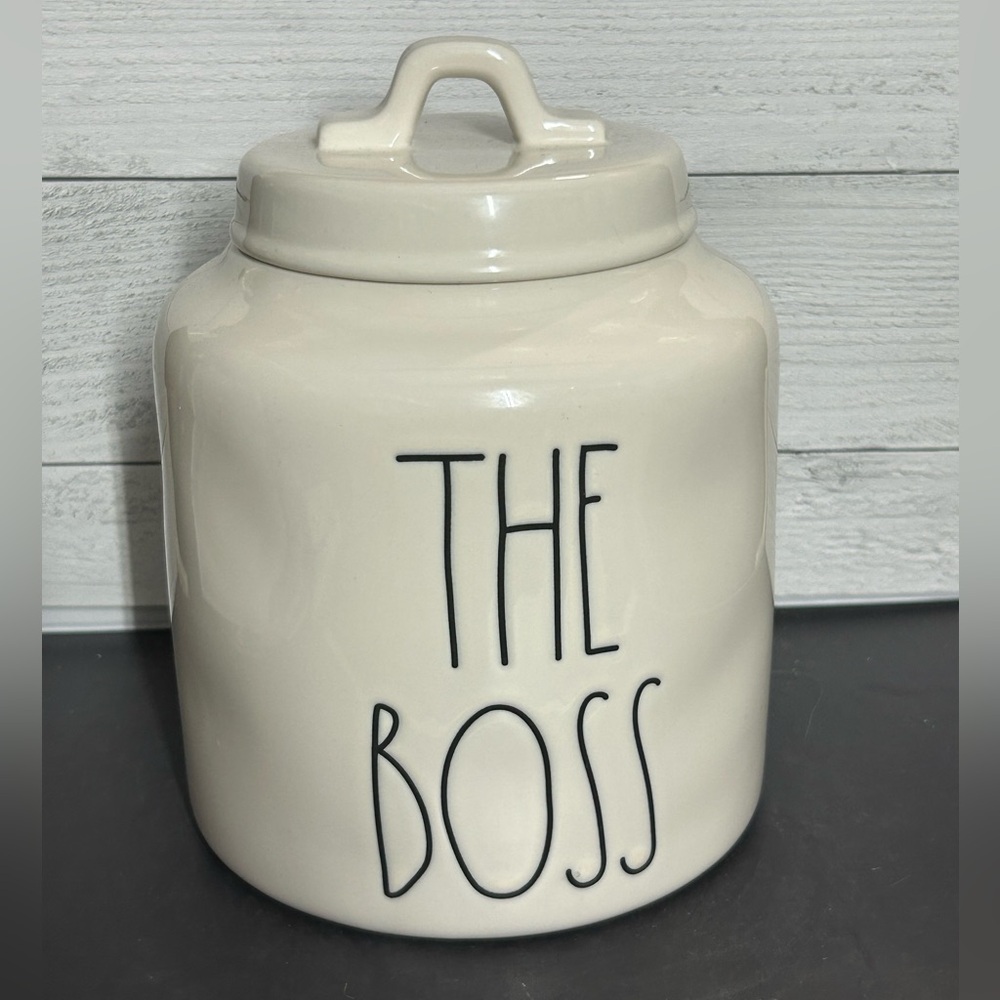 Rae Dunn ‘The Boss' Chubby Canister